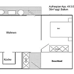 Kleiner Meerblick Im Haus Windhuk - 49 Appartement *